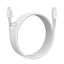 TECHGEAR USB C to Micro USB Cable 2M - 3A Fast Charging Braided Lead USB-C to Micro USB Charger Cable for Android Phones, PS4 Controller, Cameras, Tablets (White)