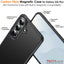 TECHGEAR Carbon Fibre Case for Samsung Galaxy S26 Plus - Magnetic Slim Shockproof Hard Back Cover, Wireless Charging Compatible