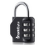 SharkByte Luggage Locks – 3-Dial Weatherproof Combination Padlock for Suitcases, Travel Bags, Gym Lockers & Outdoor Use (1 / 2 / 3 / 4 Pack)
