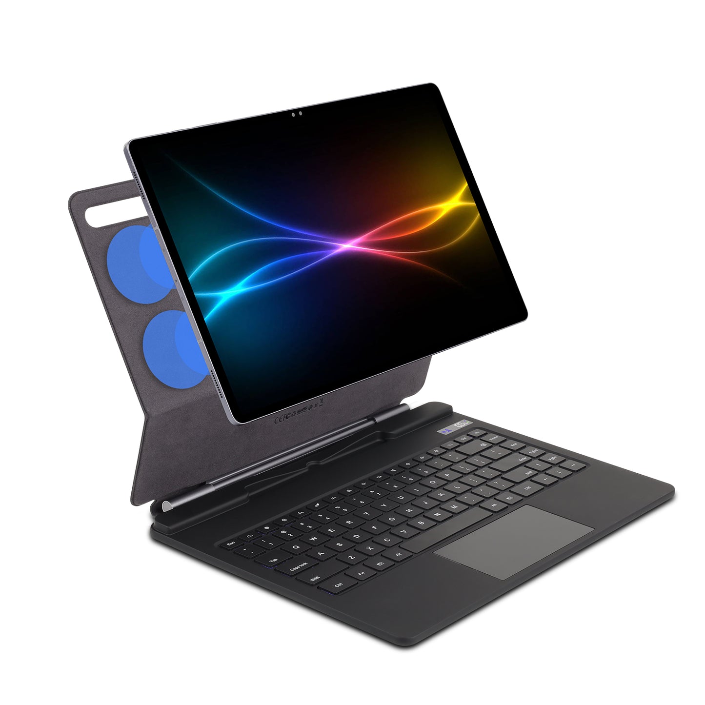 [Magic Keyboard] Magnetic Floating Stand, Precision Multi-Touch Trackpad, 7 Color Backlight, UK QWERTY for Samsung Galaxy Tab S10 Ultra, S9 Ultra, S8 Ultra 14.6" (X920 / X910 / X900 Series)