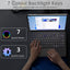 [Surface Keyboard] Slim Wireless Bluetooth Keyboard Cover, 7 Color Backlight, Precision Multi-Touch Trackpad for Microsoft Surface Pro 12