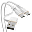 TECHGEAR 2-in-1 100 W USB-A/C to USB-C Soft Silicone Fast Charging Cable – Tangle-Free, PD 3.0/QC 4.0, E-Marker – Black | Red | White – 30 cm | 1 m | 2 m | 3 m | 2 Pack | 3 Pack