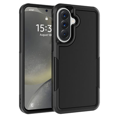 TECHGEAR Tough Rugged Case for Samsung Galaxy A37 5G / A36 5G / A56 5G – Heavy Duty Shockproof Work Phone Case with Dual Layer Protection, Non-Slip Grip & Raised Screen Protection (Black)