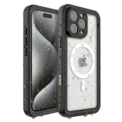 TECHGEAR Waterproof MagSafe Charging Case for iPhone 16 Pro Max 6.9" – IP68 Shockproof 360° Full Body Sealed Cover with Built-In Screen Protector