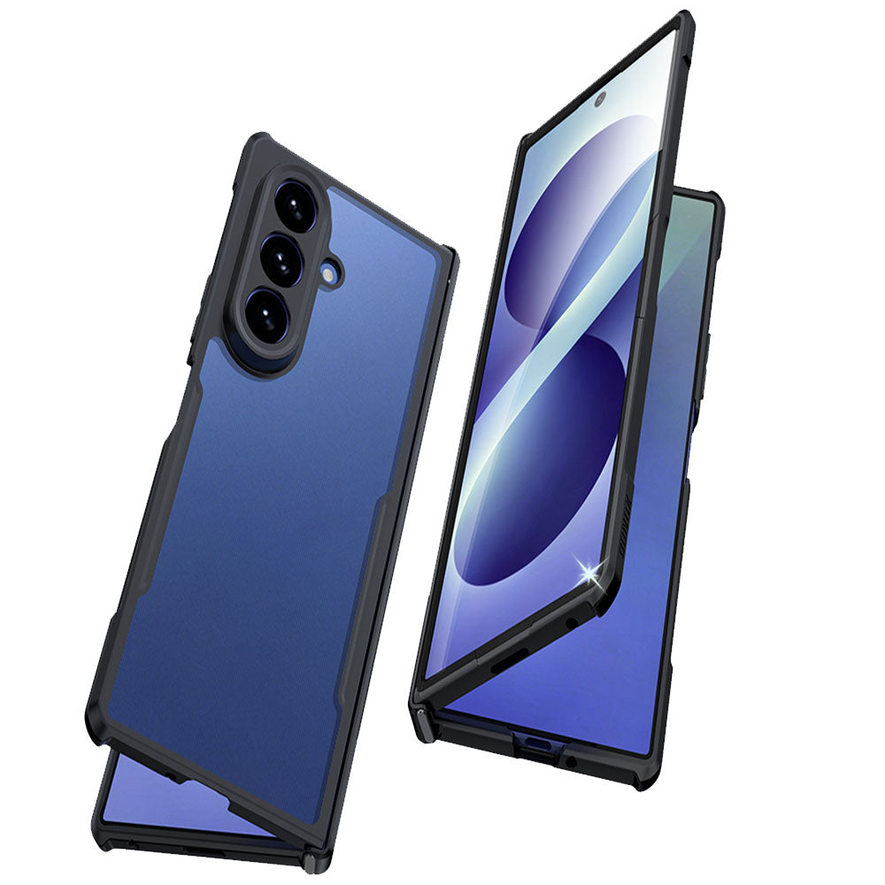 TECHGEAR Tough Case for Samsung Galaxy Z Fold 8 Ultra with Built-In Tempered Glass Screen Protector, Shockproof, Hinge Protection & Clear Back