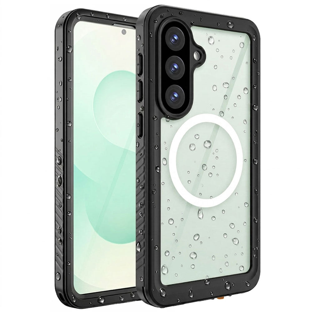 TECHGEAR Waterproof Magnetic Case for Samsung Galaxy S26 – IP68 Shockproof 360° Full Body Sealed Cover with Built-In Screen Protector