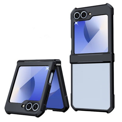 [Fusion Armour] Samsung Galaxy Z Flip 7 Premium Fusion Tough Rugged Screen Protector & Hinge Case