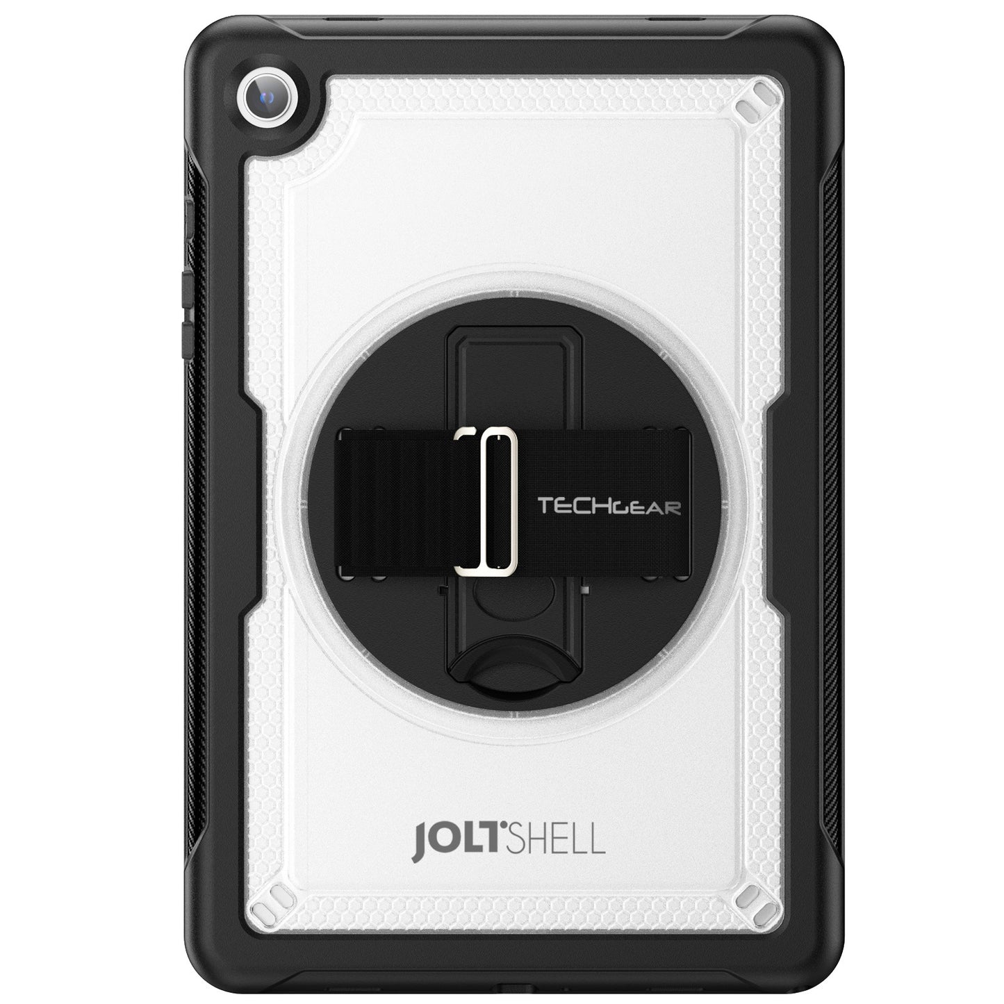 TECHGEAR JOLT Case for Samsung Galaxy Tab A11+ (A11 Plus) 11" (SM-X230 / SM-X236) – Slim Rugged Case with 360° Stand, Hand Strap & Shoulder Strap