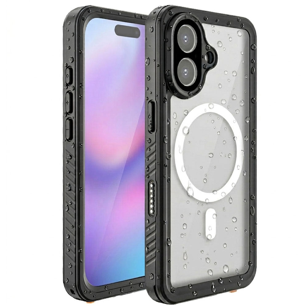 TECHGEAR Waterproof MagSafe Charging Case for iPhone 17 6.3" – IP68 Shockproof 360° Full Body Sealed Cover with Built-In Screen Protector