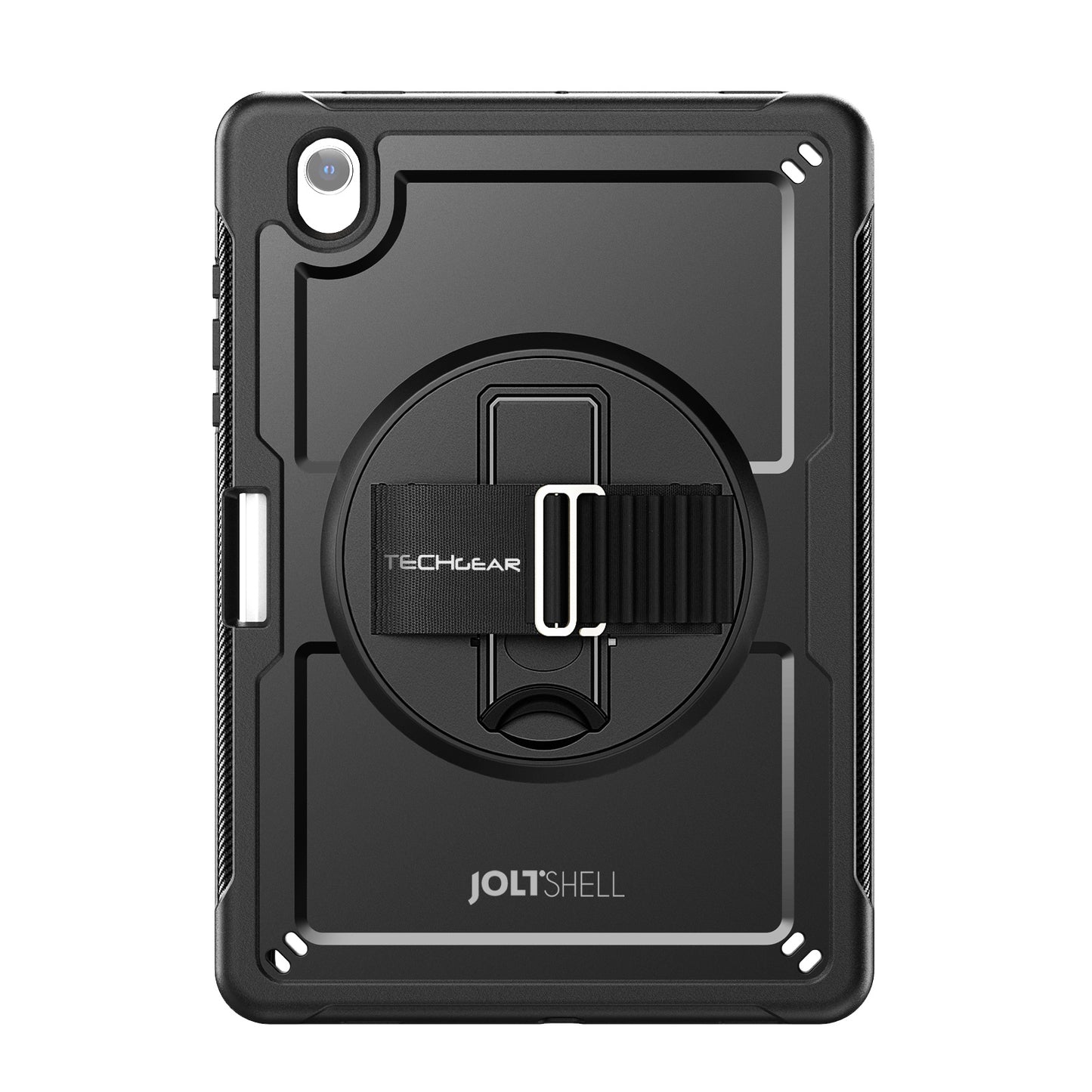 TECHGEAR JOLT Case for Samsung Galaxy Tab S11 11" (SM-X730 / SM-X736) – Slim Rugged Case with S-Pen Holder, 360° Stand, Hand Strap & Shoulder Strap