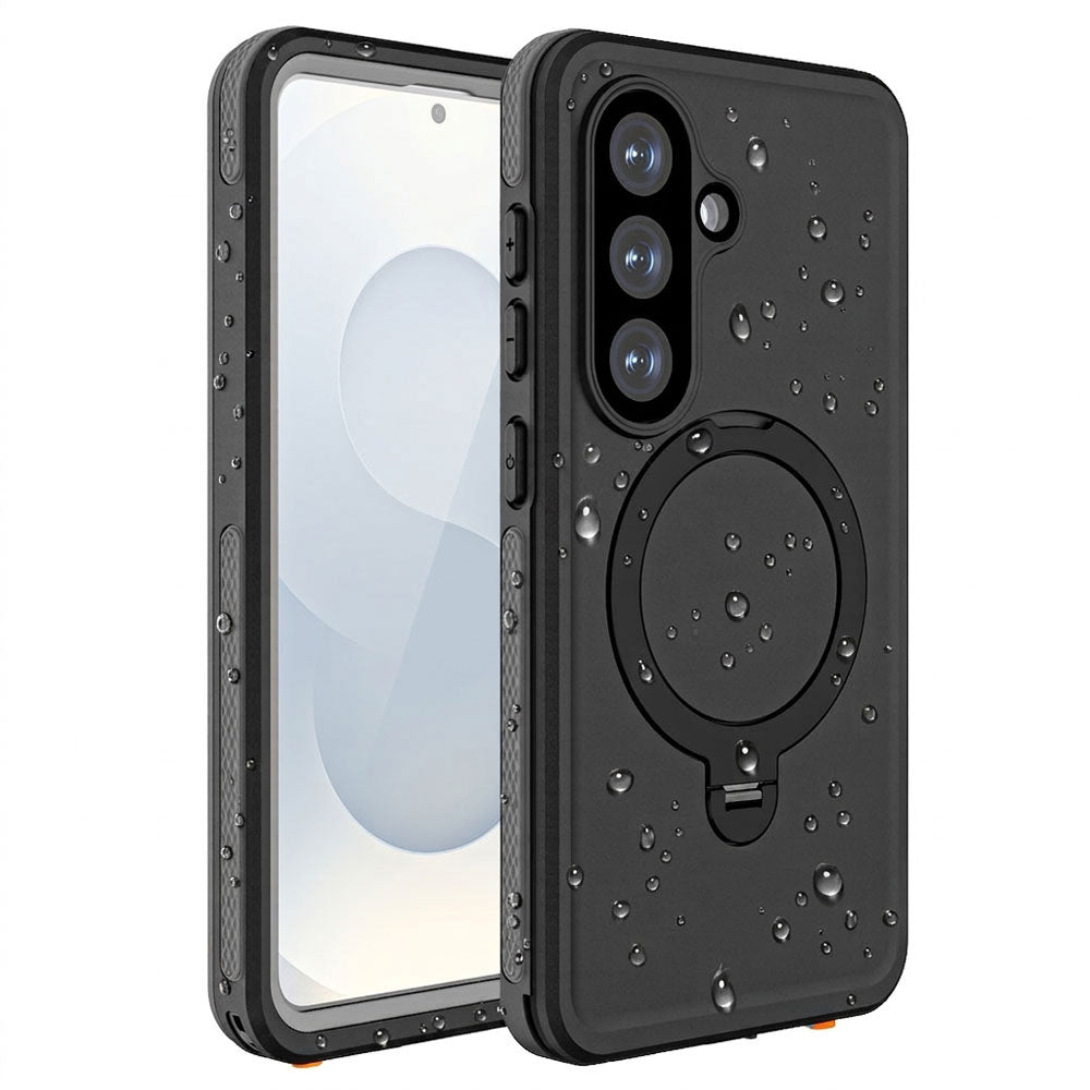 TECHGEAR Waterproof Magnetic Stand Case for Samsung Galaxy S26 Plus (S26+) – IP68 Shockproof Full Body Magnetic Charging Compatible Cover