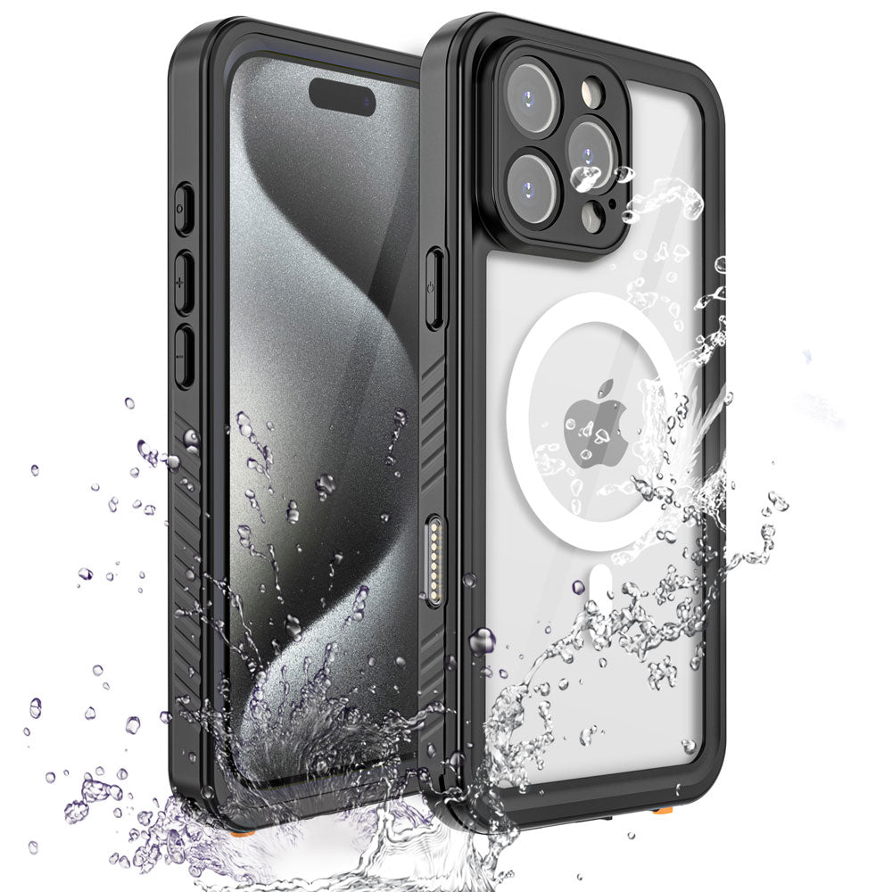 TECHGEAR Waterproof MagSafe Charging Case for iPhone 16 Pro 6.3" – IP68 Shockproof 360° Full Body Sealed Cover with Built-In Screen Protector