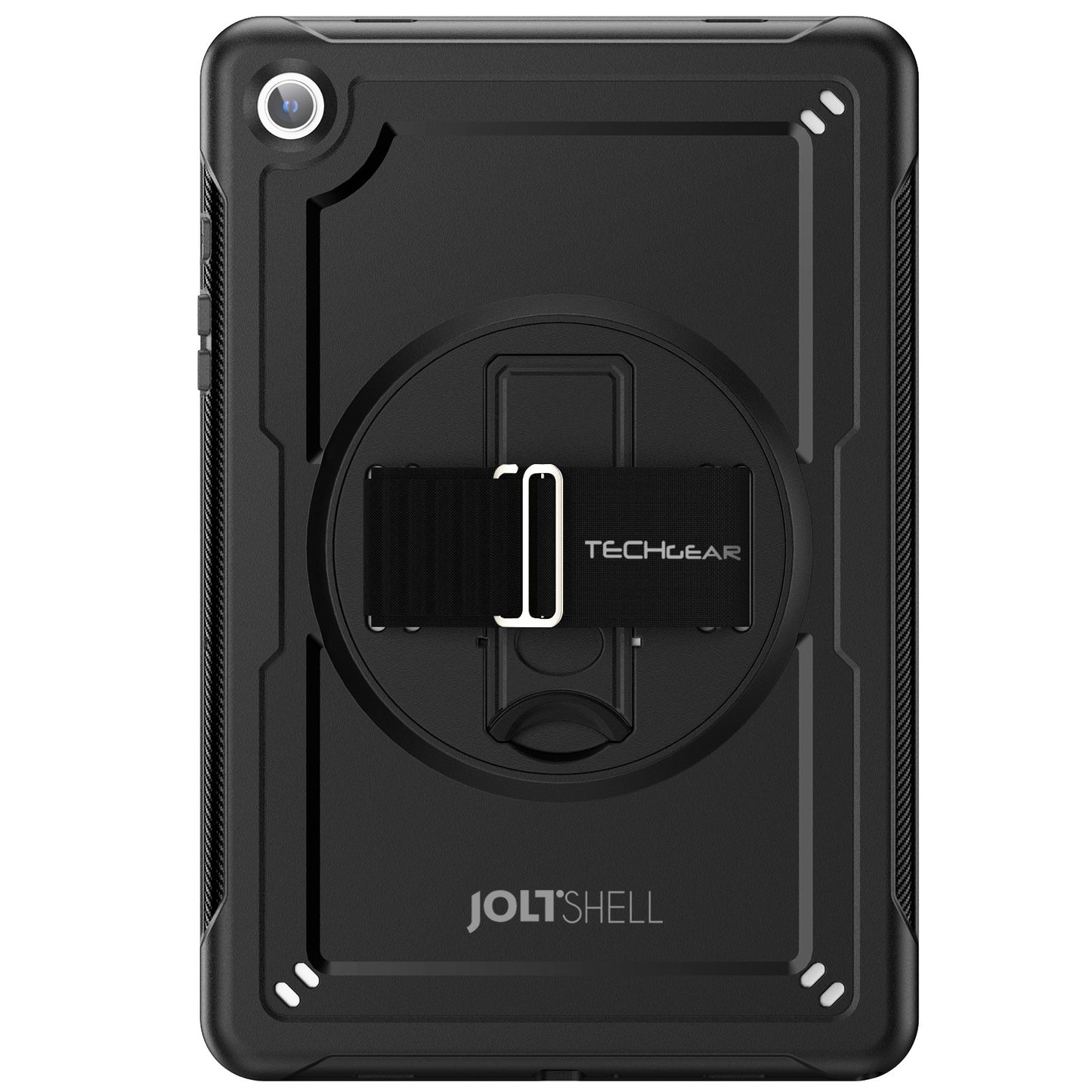 TECHGEAR JOLT Case for Samsung Galaxy Tab A11+ (A11 Plus) 11" (SM-X230 / SM-X236) – Slim Rugged Case with 360° Stand, Hand Strap & Shoulder Strap