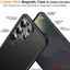 TECHGEAR Carbon Fibre Case for Samsung Galaxy S26 Ultra - Magnetic Slim Shockproof Hard Back Cover, Wireless Charging Compatible