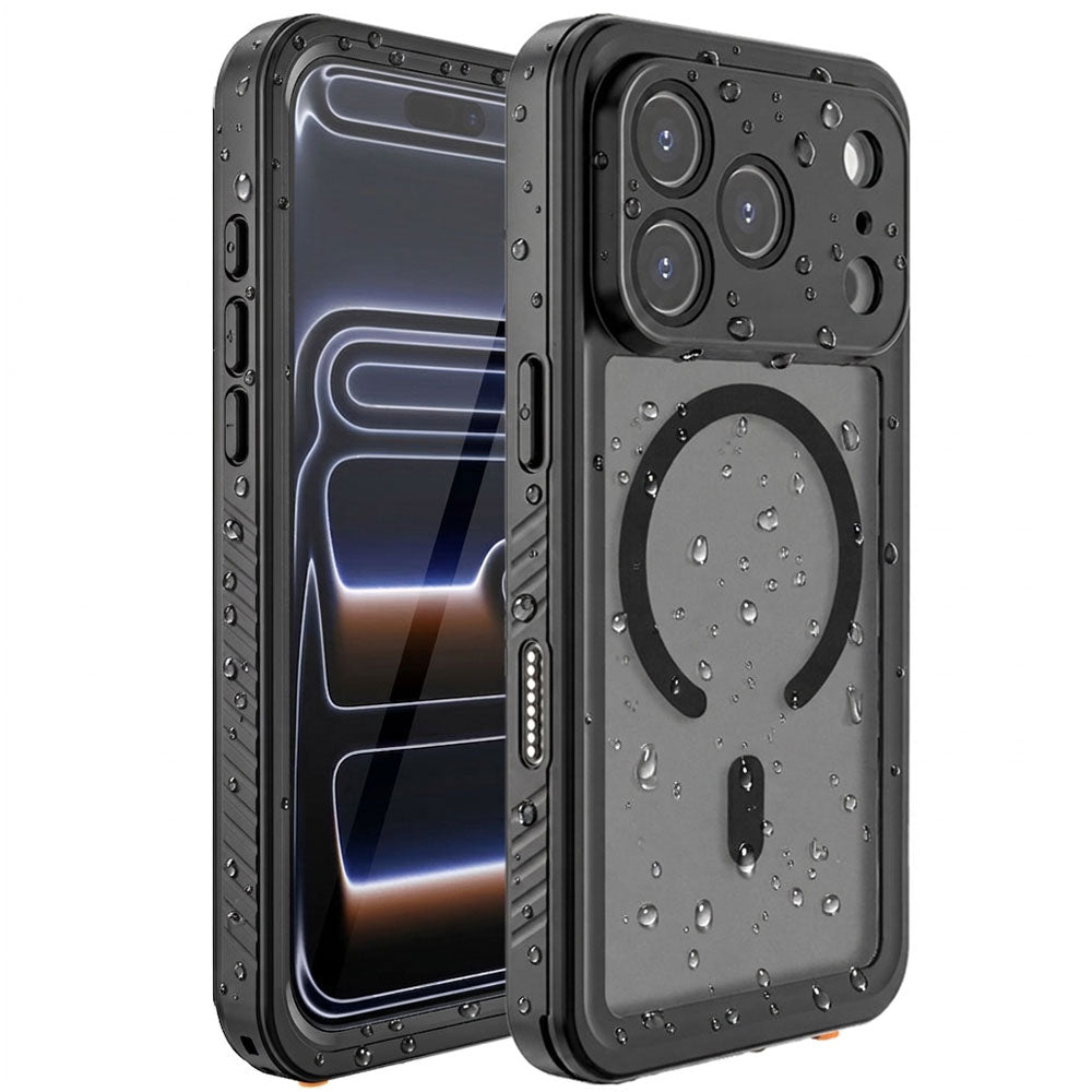 TECHGEAR Waterproof MagSafe Charging Case for iPhone 17 Pro 6.3" – IP68 Shockproof 360° Full Body Sealed Cover with Built-In Screen Protector