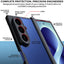 TECHGEAR Tough Case for Samsung Galaxy Z Fold 8 Ultra with Built-In Tempered Glass Screen Protector, Shockproof, Hinge Protection & Clear Back