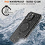 TECHGEAR Waterproof Magnetic Stand Case for iPhone 15 Pro Max 6.7" – IP68 Shockproof MagSafe Compatible Cover