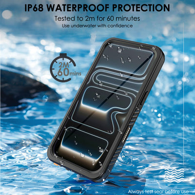 TECHGEAR Waterproof MagSafe Charging Case for iPhone 17 Pro Max 6.9" – IP68 Shockproof 360° Full Body Sealed Cover with Built-In Screen Protector