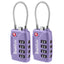 TSA Suitcase Locks 4-Dial Security Travel Combination Padlock