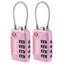 TSA Suitcase Locks 4-Dial Security Travel Combination Padlock