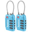 TSA Suitcase Locks 4-Dial Security Travel Combination Padlock
