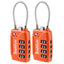 TSA Suitcase Locks 4-Dial Security Travel Combination Padlock