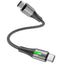 TECHGEAR 100 W USB-C to USB-C Fast Charging Cable with LED Power Display – PD 3.0 / QC 4.0 E-Marker, Nylon Braided – 0.3 m | 1 m | 2 m | 3 m | 2 Pack | 3 Pack