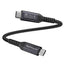 TECHGEAR USB4 Gen 3 (Thunderbolt 4/3) Cable 240W PD3.1 40 Gbps Data 8K Video – E-Marker, Nylon Braided – 0.3 m | 1 m | 2 m