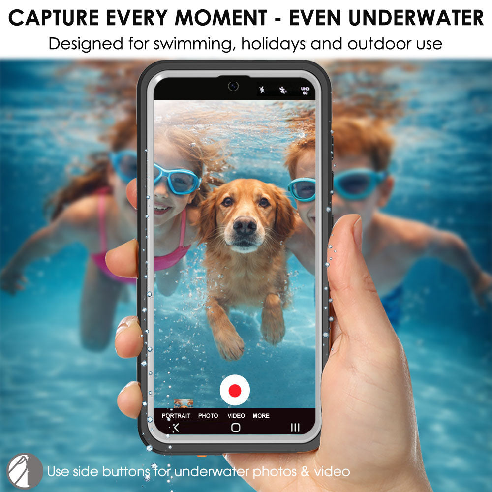 TECHGEAR Waterproof Magnetic Stand Case for Samsung Galaxy S26 Plus (S26+) – IP68 Shockproof Full Body Magnetic Charging Compatible Cover