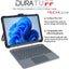 [DuraTUFF Case] Tough Rugged HEAVY DUTY Armour Shockproof Impact Case with Hand Strap, Shoulder Strap & Stand Cover for Microsoft Surface Pro 12 (12", 2025)