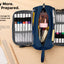 SharkByte Large Pencil Case Organiser - Big Capacity Stationery Storage Pouch with Compartments for School, College, Study, Office, Travel & Everyday Organisation
