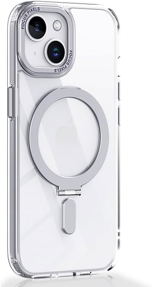 [Fusion Armour Ring] Premium Tough Protective Magnetic Ring Kickstand Case, MagSafe Case for iPhone 15 Plus 6.7"