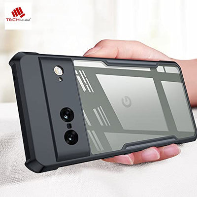 [Fusion Armour Case] Premium Hybrid Tough Heavy Duty, Clear Back, Bumper Case for Google Pixel 8 5G