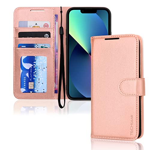 [Wallet Case] Protective Cover with Cash & Card Holder, Stand and Wrist Strap For Apple iPhone 15 Plus