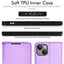 [Wallet Case] Protective Cover with Cash & Card Holder, Stand and Wrist Strap For Apple iPhone 15 Plus