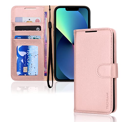 [Wallet Case] Protective Cover with Cash & Card Holder, Stand and Wrist Strap For Apple iPhone 15 Plus
