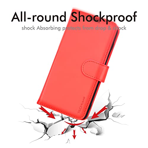 [Wallet Case] Protective Cover with Cash & Card Holder, Stand and Wrist Strap For Apple iPhone 15 Plus