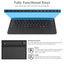 [Surface Keyboard] Slim Wireless Bluetooth Keyboard Cover, 7 Color Backlight, Precision Multi-Touch Trackpad for Microsoft Surface Pro 12