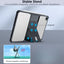 TECHGEAR Fusion Armour Case for Samsung Galaxy Tab A11 Plus 11" (SM-X230 / SM-X236) Slim Hybrid Rugged Bumper Case with Stand & Clear Back