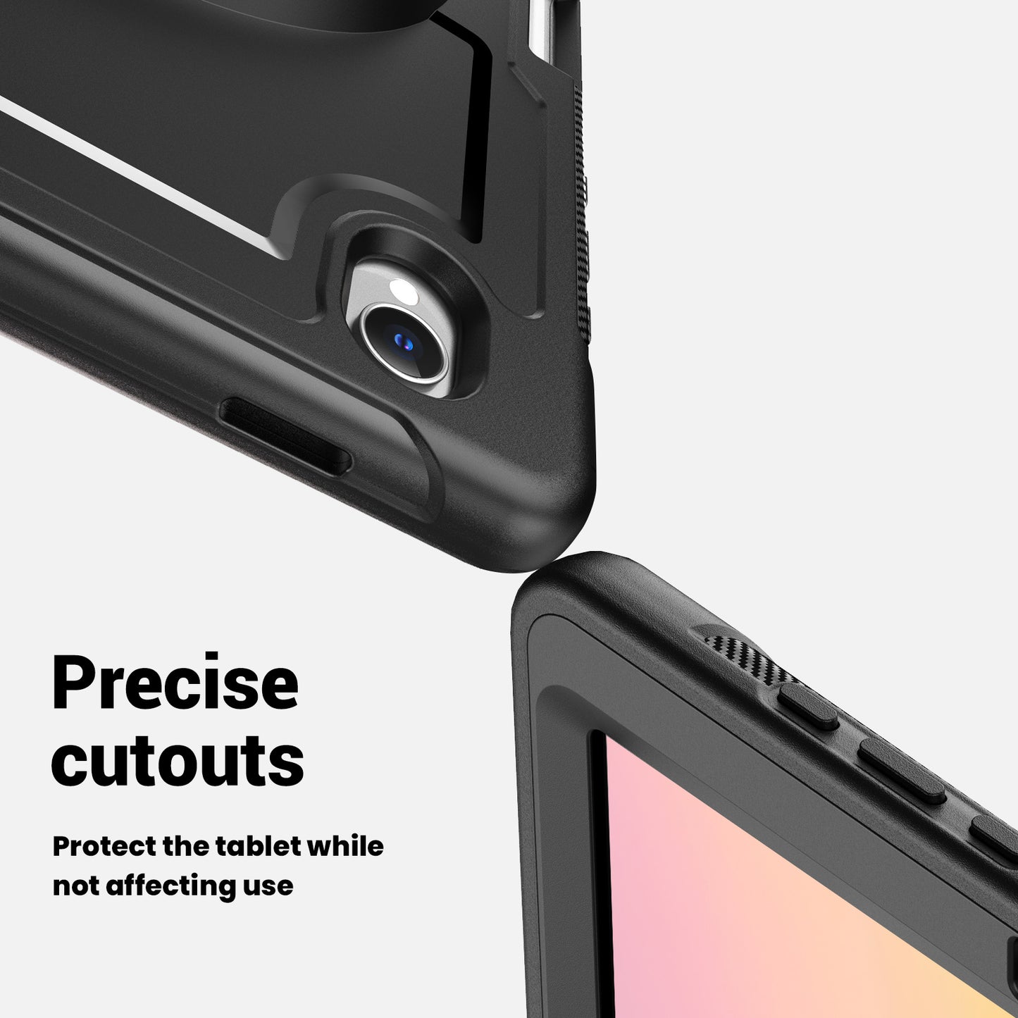 TECHGEAR JOLT Case for Samsung Galaxy Tab S11 11" (SM-X730 / SM-X736) – Slim Rugged Case with S-Pen Holder, 360° Stand, Hand Strap & Shoulder Strap