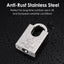 Sharkbyte [Never Rust] Concealed Shackle Heavy Duty Waterproof Outdoor Padlock with 4 Keys [50mm / 60mm] 100% Stainless Steel Hardened Body & Mechanism, Weatherproof Lock, Anti-Corrosion for Container, Locker, Shed, Warehouse, Garage, Gate etc
