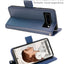[Wallet Case] Protective Cover with Cash & Card Holder, Stand and Wrist Strap For Google Pixel 8 Pro