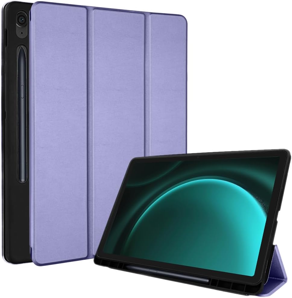 [Smart Case] Slim Stand Cover with Auto Sleep/Wake for Samsung Galaxy Tab S9 FE Plus 12.4" (SM-X610 / SM-X616)