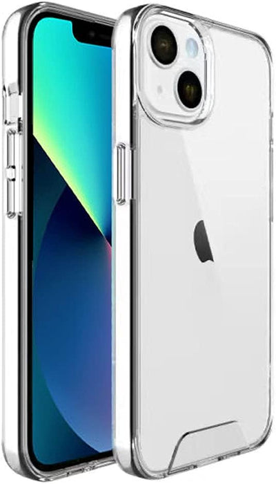 [Fusion HD Case] Shockproof Fused Gel Bumper & Hard Back Slim Clear Cover for iPhone 13 Mini