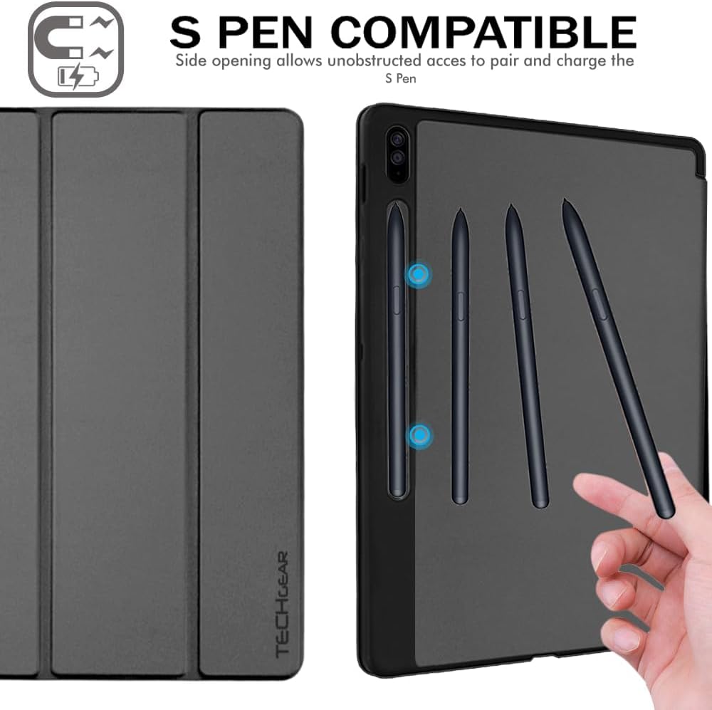 [Smart Case] Slim Stand Cover with Auto Sleep/Wake for Samsung Galaxy Tab S9 FE Plus 12.4" (SM-X610 / SM-X616)