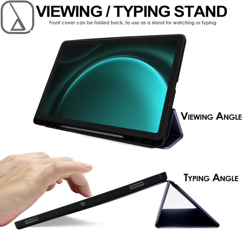 [Smart Case] Slim Stand Cover with Auto Sleep/Wake for Samsung Galaxy Tab S10 Lite / S10 FE / S9 FE 10.9" (SM-X400/X406/X520/X526/X510/X516 Series)