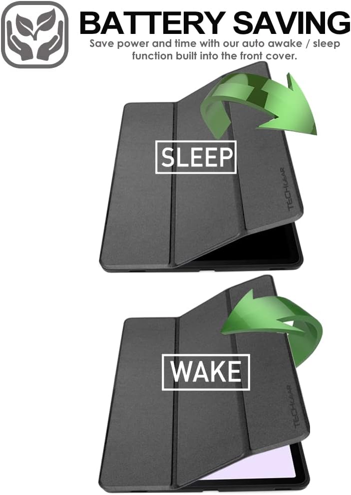 [Smart Case] Slim Stand Cover with Auto Sleep/Wake for Samsung Galaxy Tab S9 Ultra (SM-X910, SM-X916 Series)