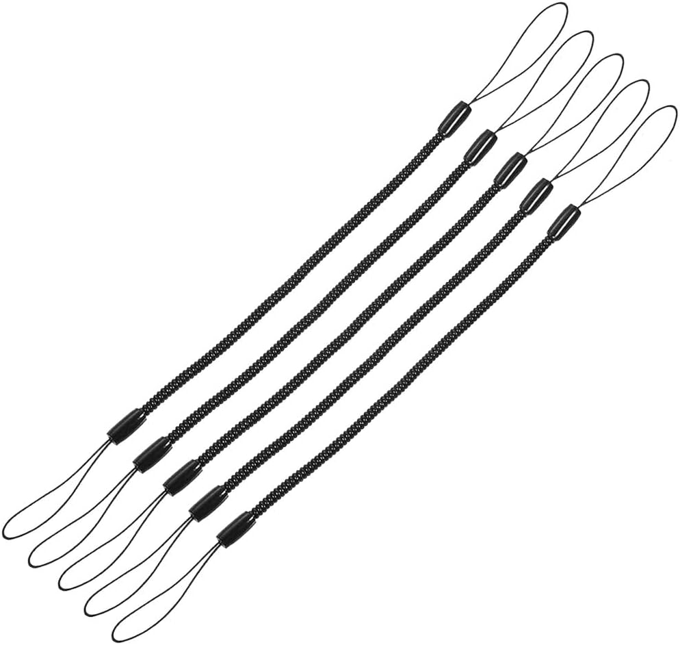 [Stylus Tether] 8" Retractable Spring Coil Strap, Elastic Coil Lanyards, Tether Strings Cord for Stylus Touch Pens/Pencils