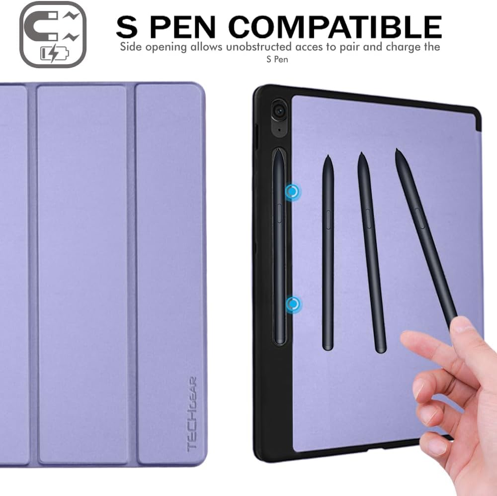 [Smart Case] Slim Stand Cover with Auto Sleep/Wake for Samsung Galaxy Tab S9 FE Plus 12.4" (SM-X610 / SM-X616)