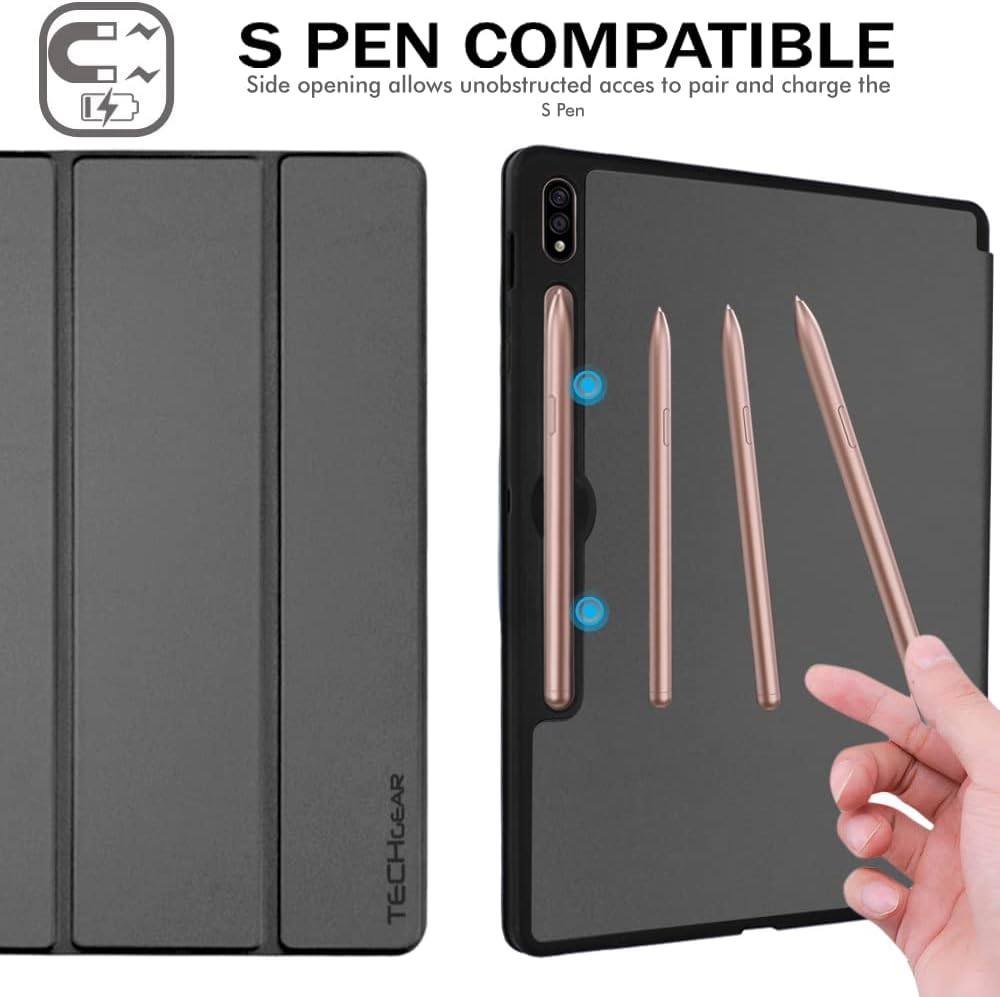 [Smart Case] Slim Stand Cover with Auto Sleep/Wake for Samsung Galaxy Tab S9 Plus 12.4" (SM-X810, SM-X816 Series)